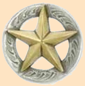 3-D Texas Star Concho,