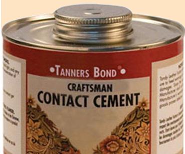 tanners bond contact cement for leatherwork